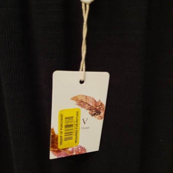 NWT Chelsea & Violet Tiered Knit Babydoll Dress - Picture 5 of 5